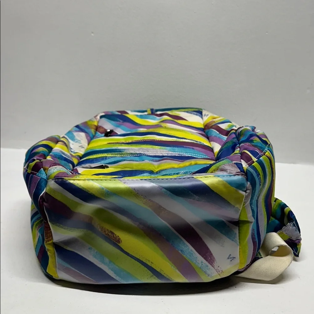 Lug Hopper Backpack Carrying School Travel Bag Colorful Stripes Brushstroke Rare